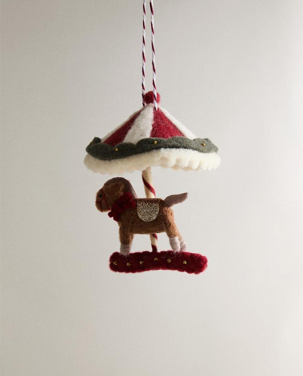 ZARA HOME ЁЛОЧНОЕ УКРАШЕНИЕ "КАРУСЕЛИ", РАЗНОЦВЕТНЫЙ