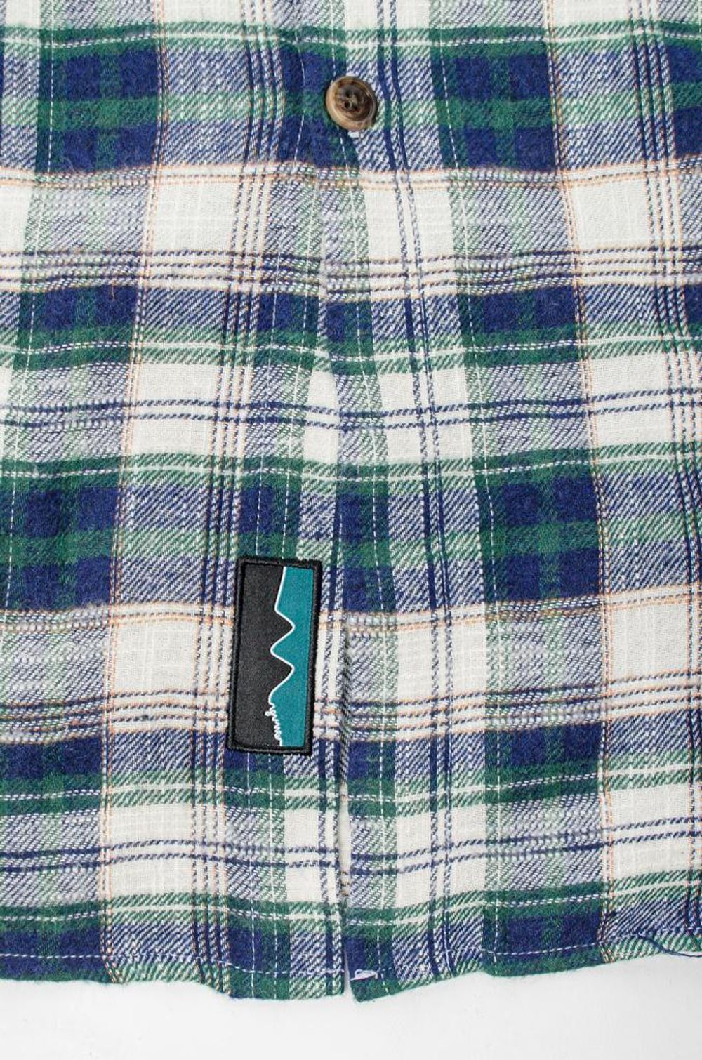 Рубашка Magamaev Filter сине-зеленая