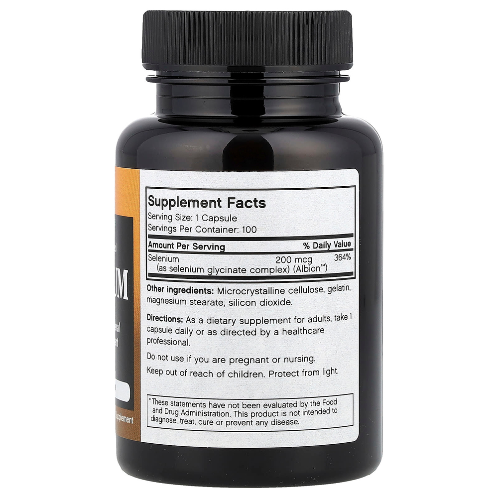 Futurebiotics, Селен, 200 мкг, 100 капсул