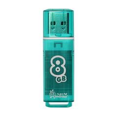 Флешка 8 GB USB 2.0 SmartBuy Glossy (Зеленый)
