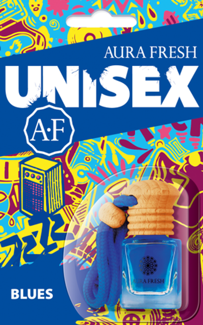 Ароматизатор для автомобиля AURA FRESH UNISEX Blues флакон