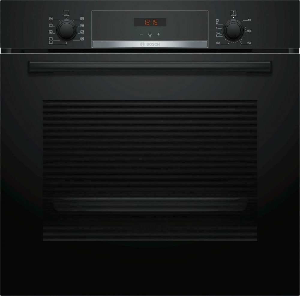 Электрический духовой шкаф Bosch HBA534EB0, 59.4 см, 71 л, 6 режимов, гриль, конвекция, черный