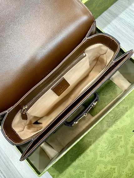 Сумка Gucci 1955 Horsebit коричневый