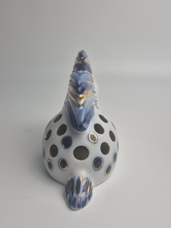 Фарфоровая статуэтка (карандашница) Дикобраз, ЛФЗ