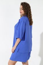 Блуза Жаркий сезон-1 Виотекс СИНИЙ