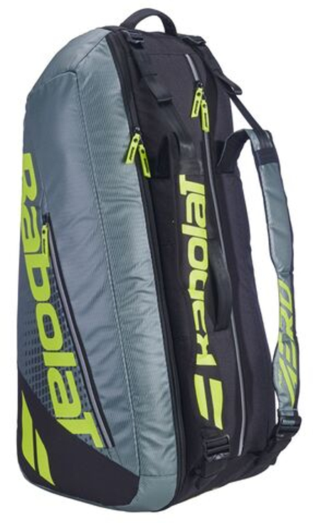 Сумка теннисная Babolat Pure Aero RHX6 10th Gen - metallic dark forest/yellow
