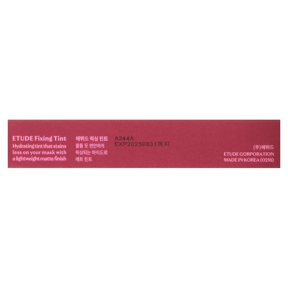 ETUDE, Fixing Tint, оттенок 07, клюква и слива, 4 г
