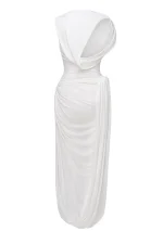 Платье с буфом