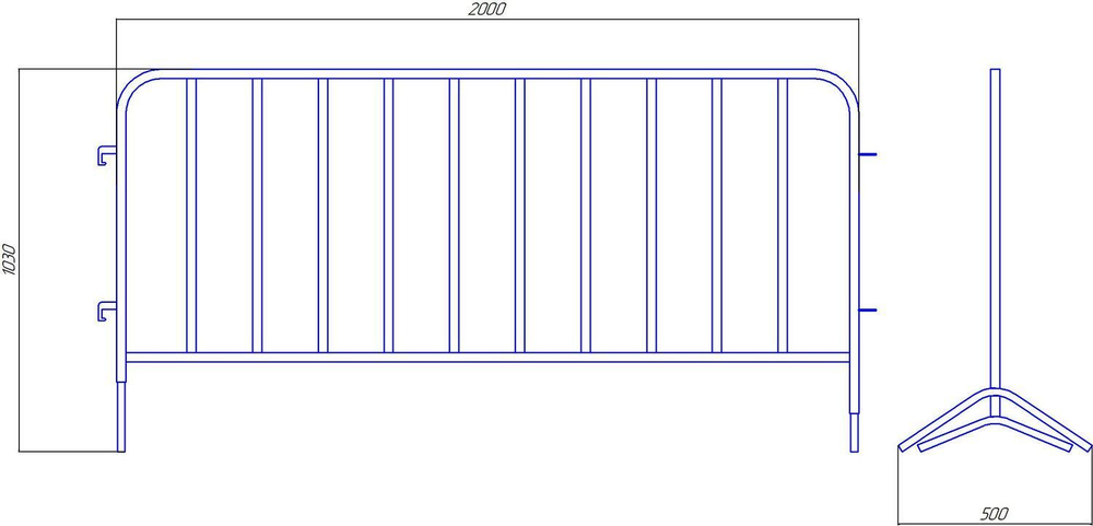 Мобильное ограждение