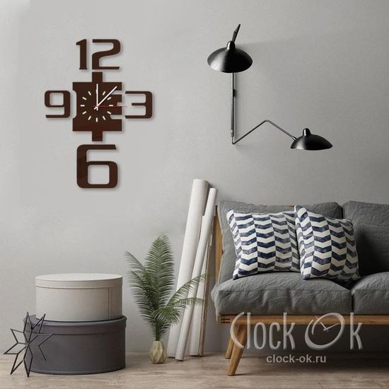 Настенные часы Большие цифры