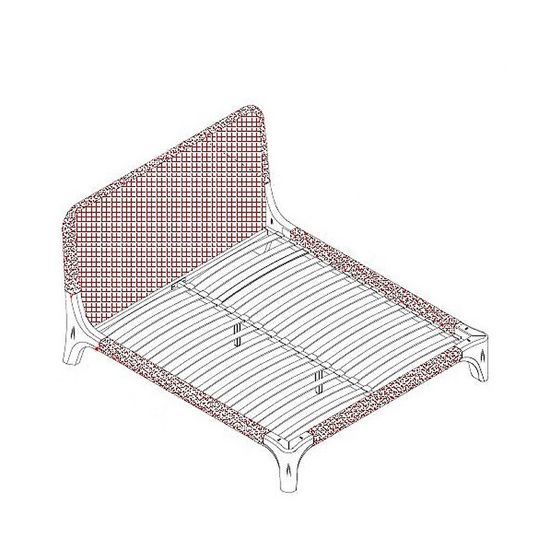 Кровать с решеткой TISHINA by Sergey Tregubov, MOD INTERIORS