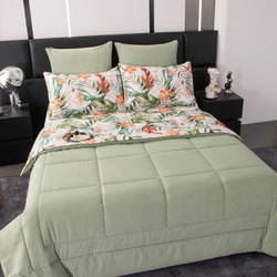 Комплект постельного белья Сатин Velouria Luxe/Велюрия Люкс с Одеялом VL017