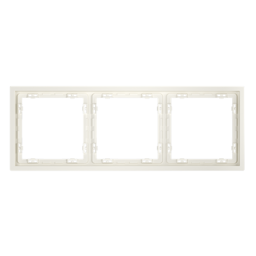 Рамка пластиковая на 3 пост, (хлопок) Voltum S70 VLS100313