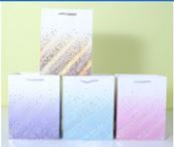 Пакет подарочный "Sparkle Lines" 18х23х10 см