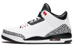 Jordan Air Jordan 3 retro infrared 23 infrared shock absorption non-slip support mid-top retro basketball shoes men's infrared white