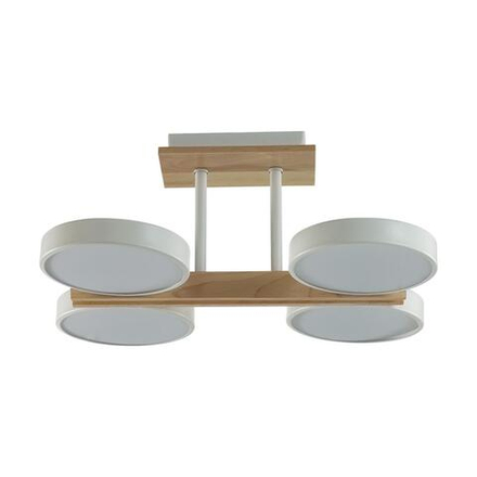 8030/72CL LEDIO LN26 345 белый, дерево/металл/акрил Потолочный светильник LED 72W 3000/4000/6000К 220V PLATO