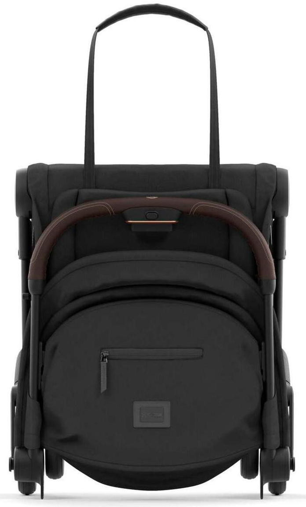 Коляска Cybex Coya Rosegold Frame Cloud G i-Size Magic Black Sepia Black с дождевиком и бампером