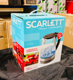 Чайник электрический Scarlett SC-1024 — 1.7 л, 2200 Вт, ТЭН, стекло