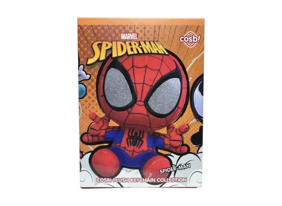 Плюшевый брелок-игрушка Человек-паук Косби от Hot Toys (1 случайный)