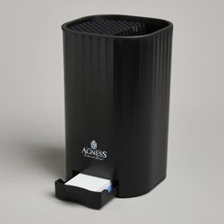 ПОДСТАВКА ДЛЯ НОЖЕЙ AGNESS С ТОЧИЛЬНЫМ КАМНЕМ 13,6*14,6*23 СМ