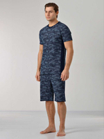Пижама мужская шорты+футболка 88222/88221