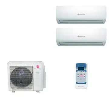 Мультисплит система на 2 комнаты Dantex RK-M09C2N x 2 / RK-2M18HM2E-W