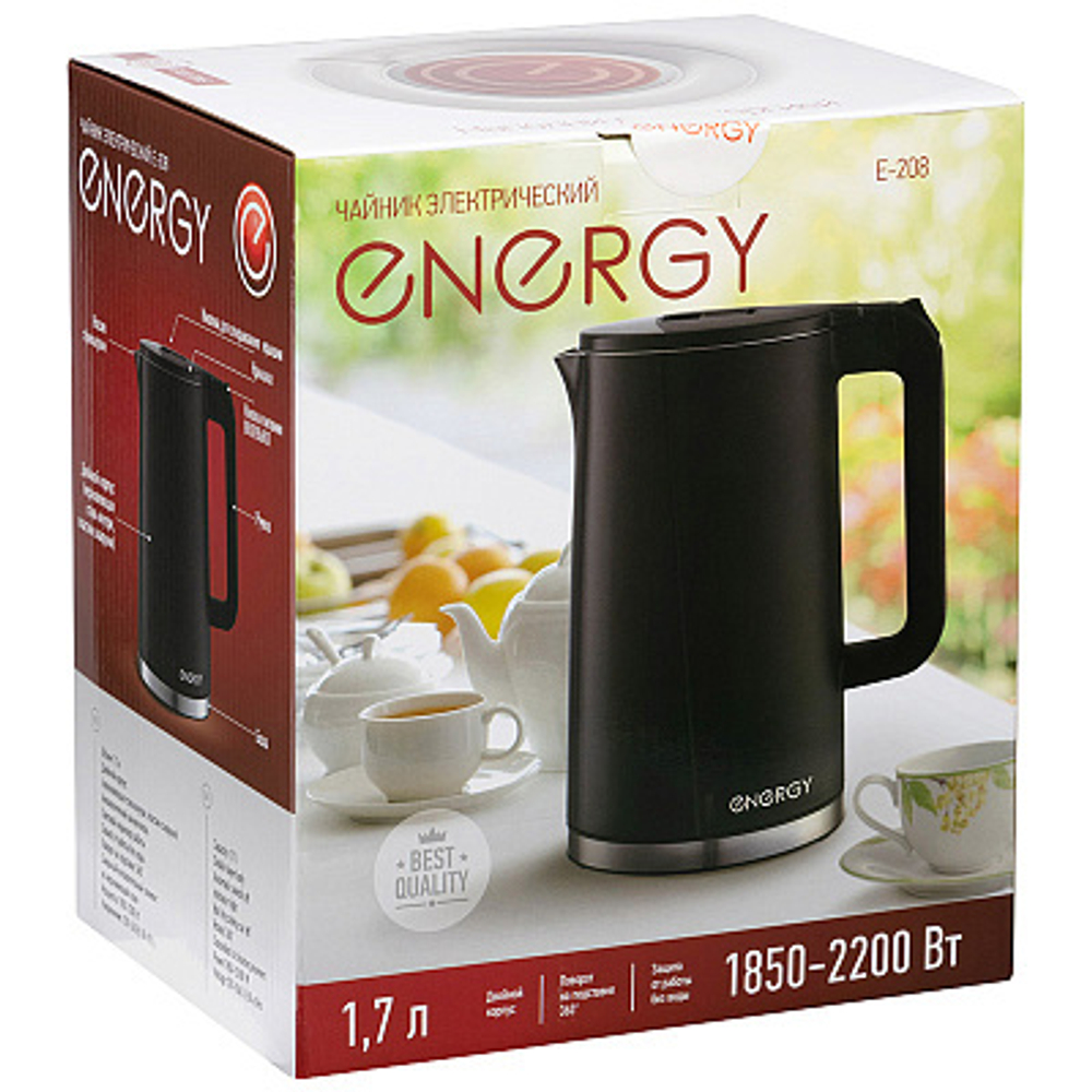 Чайник Energy E-208 черный (105731)