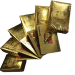 Карты пластиковые "Золото", 54 карты. (10 штук)