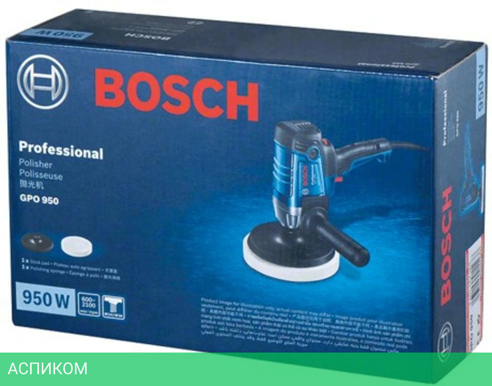 Полировальная машина Bosch GPO 950 Professional (06013A2020)