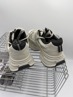 Кроссовки женcкие экокожа арт. 835-12 цвет "бежевый"