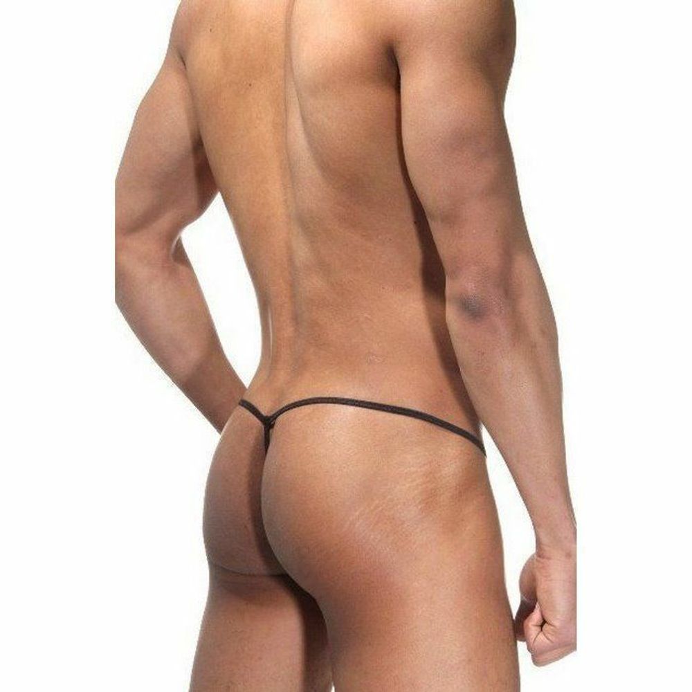 Мужские трусы стринги черные  La Blinque LB15032
