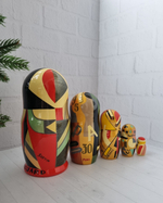 Матрешка 5м 18см Кандинский-Малевич