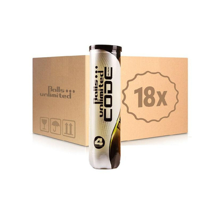 Мячи для тенниса для всех покрытий BALLS UNLIMITED Unlimited Code BLACK