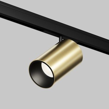 Трековый магнитный светильник LED 5W 4000К 24V TR187-1-5W4K-M-BBS чёрный/латунь Focus Led Levity Maytoni