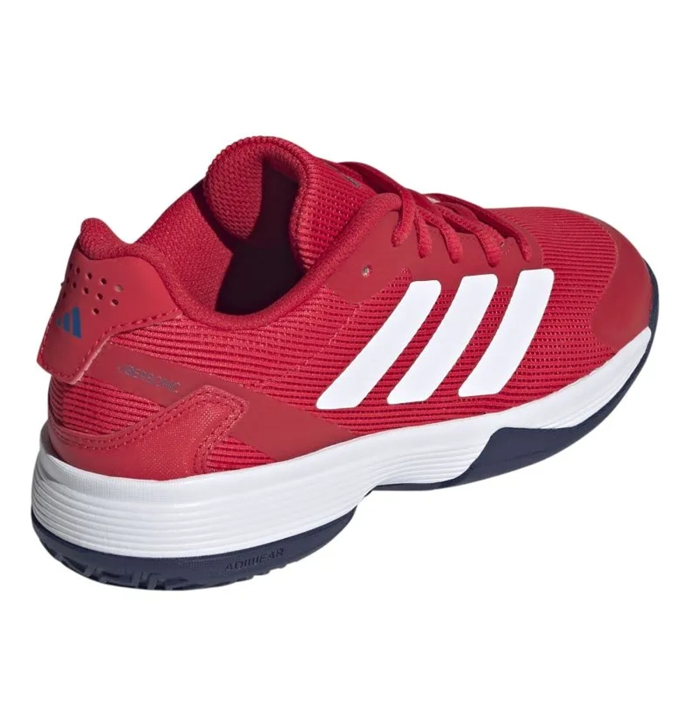 Детские Кроссовки теннисные  Adidas Ubersonic K - pure ruby/cloud white/dark blue