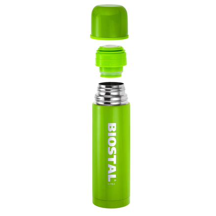 Термос BIOSTAL у/г с кноп.цветной зеленый 0.75л (NB750C-G)