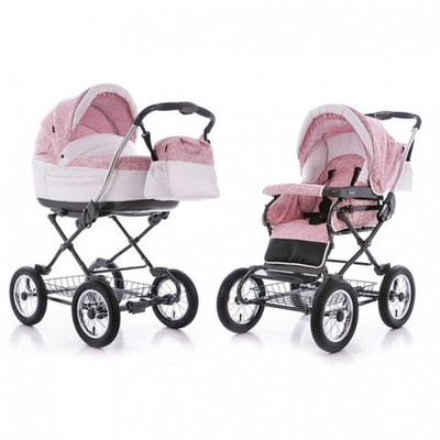 Детская коляска Roan Marita Prestige 2 в 1 (розовый)