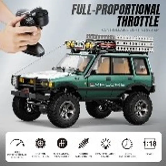JXC LR1801 1/18 4WD RC краулер с двухскоростной трансмиссией