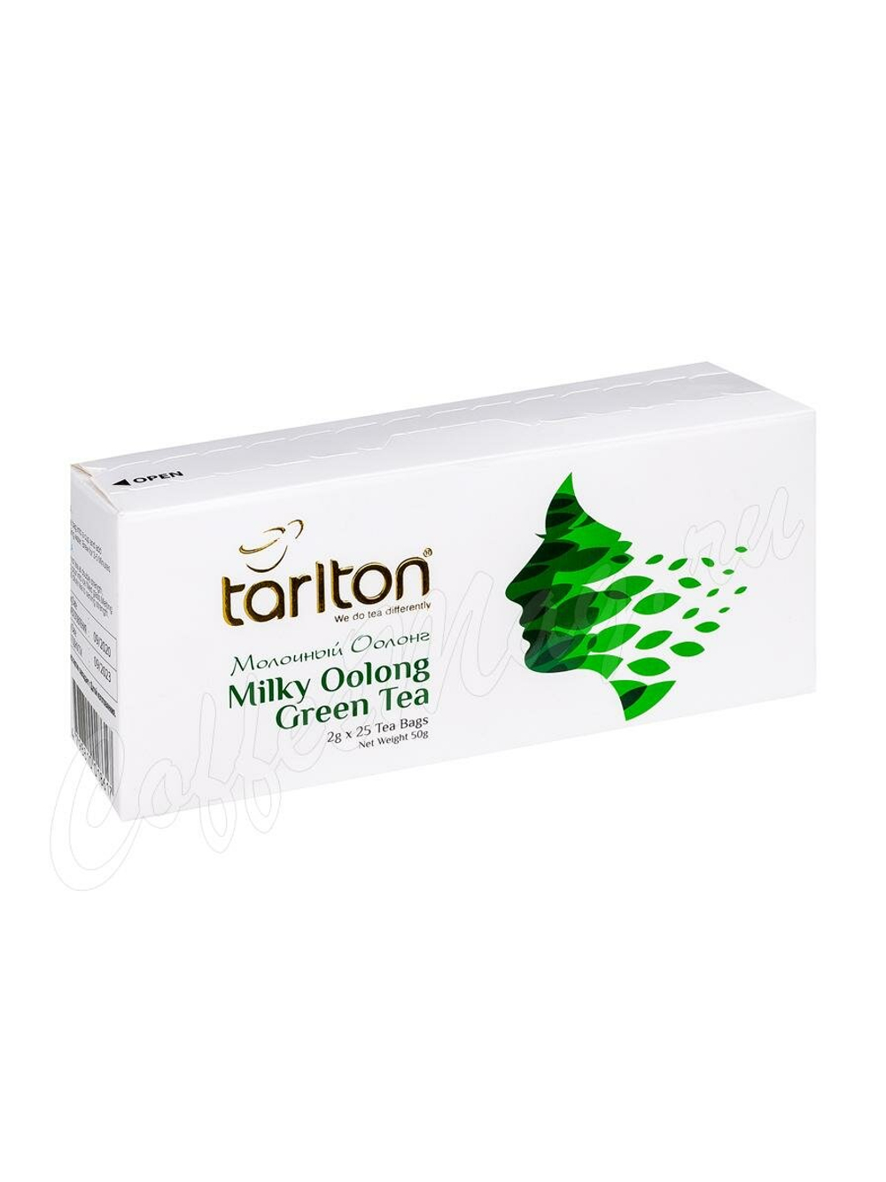 Чай Тарлтон  ПАКЕТИРОВАННЫЙ ЗЕЛЕНЫЙ молочный оолонг 25пак