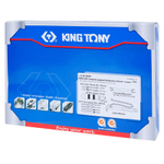 Набор разрезных ключей, ударная отвертка и съемник масляных фильтров, ложемент, 14 предметов KING TONY 9-34128FR