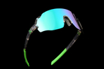 Спортивные очки HILX Savage (L) Shiny Crystal Grey Green / Green Lens