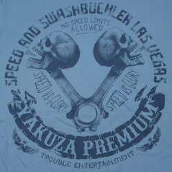 Футболка синяя Yakuza Premium 3818