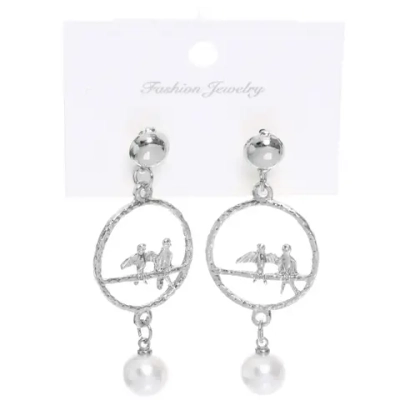 Серьги из гиппоалергенного сплава «ЭКЛАТТО», цвет серебро и золото, 5,5см