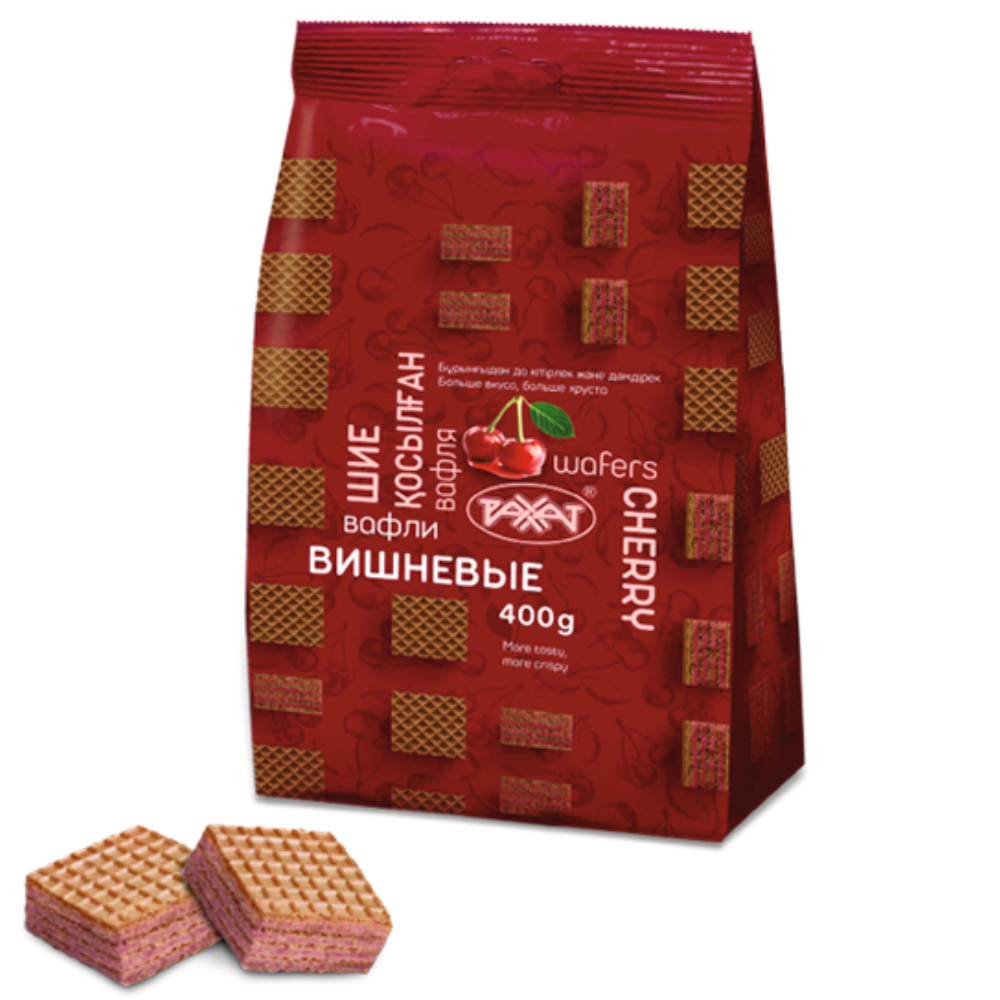 Вафли Рахат Вишневые 400 гр