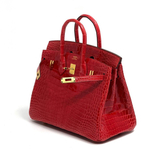 Сумка Hermes из кожи крокодила 25 см