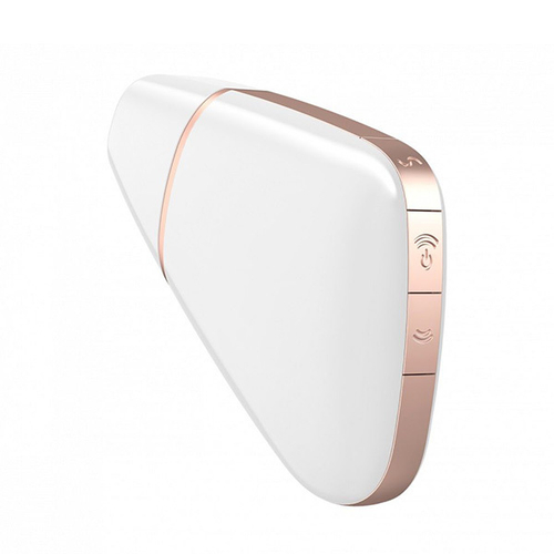 Белый вакуум-волновой вибростимулятор 9см Satisfyer Love Triangle