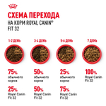 Royal Canin Fit 32 Корм сухой сбалансированный для взрослых умеренно активных кошек 0,4 кг