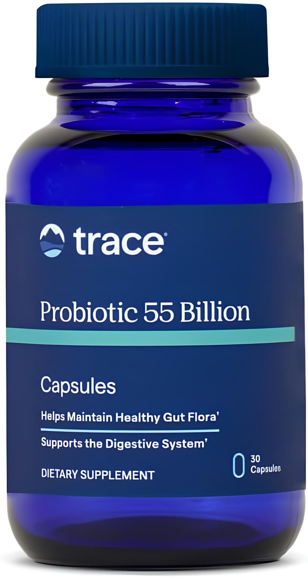 Trace Minerals Probiotic 55 Billion 30 Capsules , Пробиотики