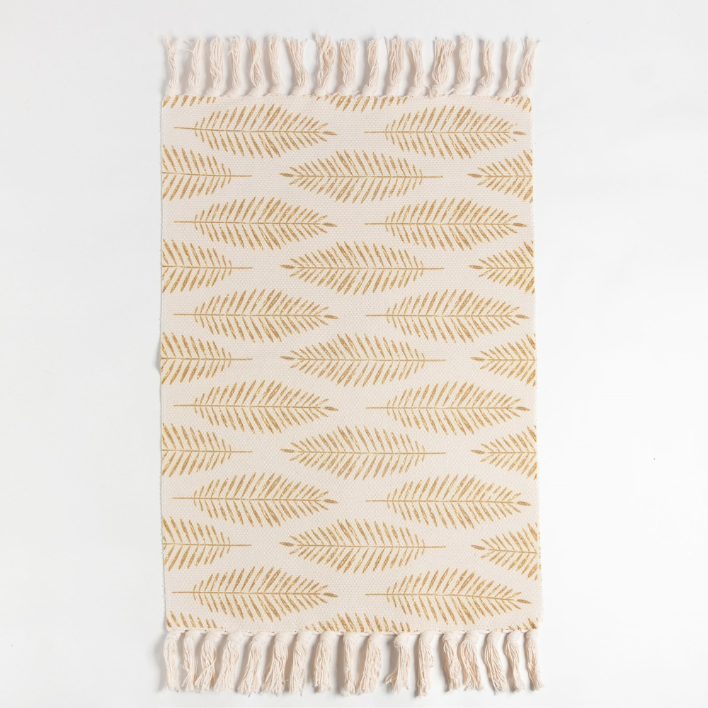 Коврик Перья 60*90 см, 50% хл, 50% п/э