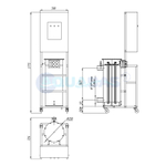 НВ.72 Электрический водонагреватель для бассейна 72 кВт (4 ТЭН по 18кВт)